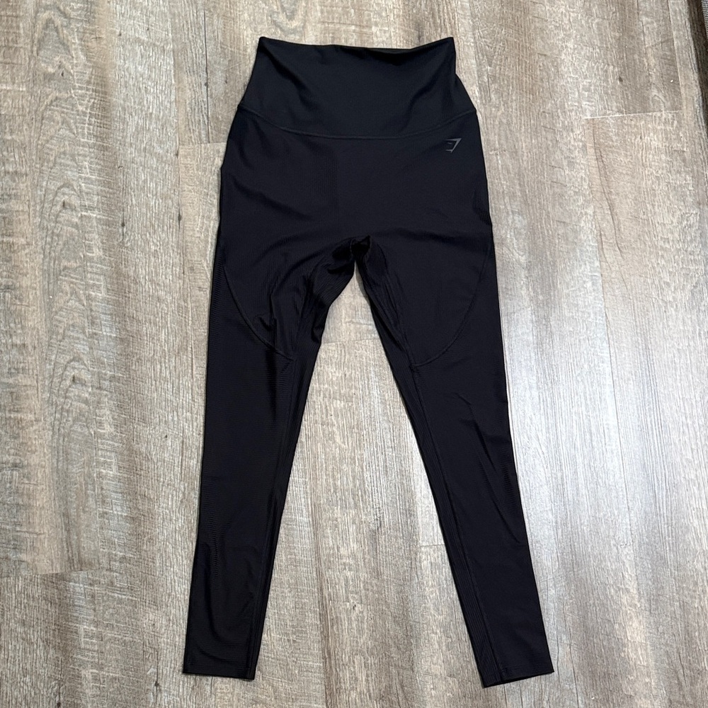 GymShark rubbed Black High-Waisted butt scrunch Leggings